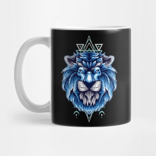 lion illustration Mug